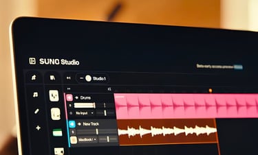 Suno dashboard