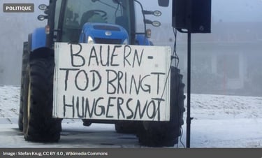 Tracteurs devant la Chancellerie fédérale : les agriculteurs manifestent vendredi à Vienne