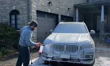 "Mobile car wash and steam cleaning Whitby"