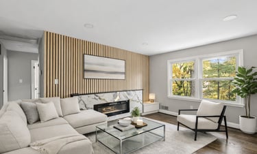 Comprehensive home renovation in Woodbridge, VA featuring upgraded interiors, enhanced architectural