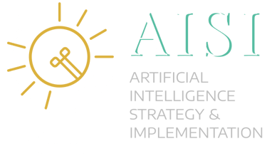 Our AI Strategy & Implementation logo, a lightbulb in an earth globe