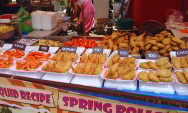 foto da comida de rua em phuket