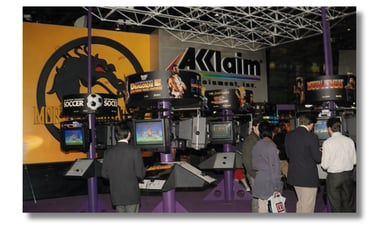 A Acclaim também mostrou novidades. Mortal Kombat vem do arcade para todos os sistemas.