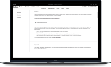Before Reformatted Directions section with shiny new graphic.