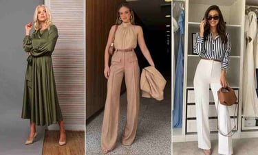 LOOK JANTAR ROMANTICO CASUAL ELEGANTE