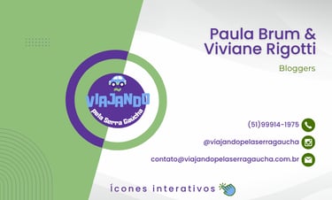 cartão de visita interativo do blog viajando pela serra gaúcha