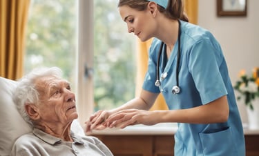 man using smartphone on chair