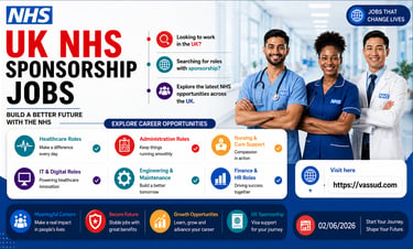 Top 10 NHS jobs for UK with sponsership
