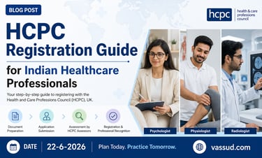 HCPC Registration for Indian Healthcare Professionals — Complete Roadmap to Working in the UK (2026)
