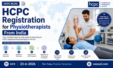 HCPC Registration for Physiotherapists From India — Application Guide (2026)