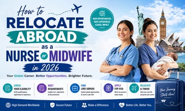 Relocate Abroad as a Nurse or Midwife