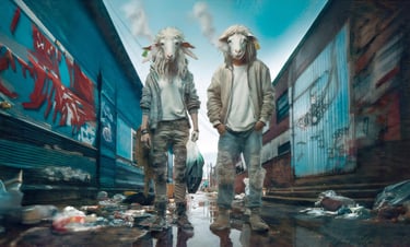 The mainstream consuming drugs, weed, cigarettes, alcohol, and sugar