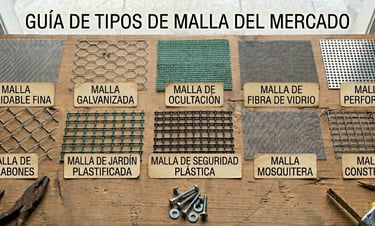 malla mosquitera, malla gallinera, mallas de plastico, ocultacion y metalica