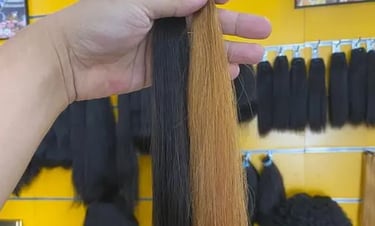 VietsilkHair raw bundle quality before and after bleaching