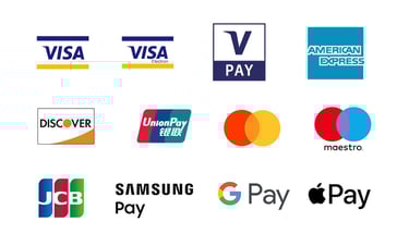 a bunch of credit cards with different credit cards