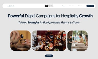 Digital marketing agency for hotels and hospitality brands boosting bookings and online presence.