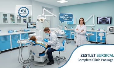 Démarrez votre cabinet dentaire avec les fauteuils dentaires haut de gamme et les forfaits d'install