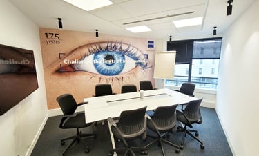oficina Carl Zeiss Paris, sala de reuniones