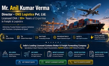 ONS Freight Top Custom Broker