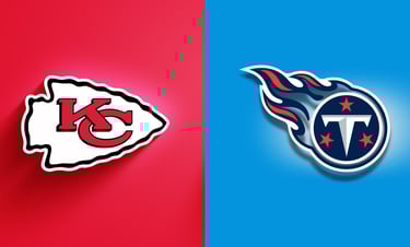 Kansas City Chiefs and Tennessee Titans Logos