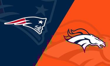 New England Patriots vs Denver Broncos Banner