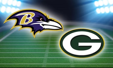 Ravens vs Packers Banner