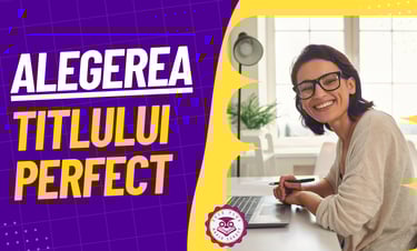 Tu cum iti alegi titlul pentru lucrarea de licenta?