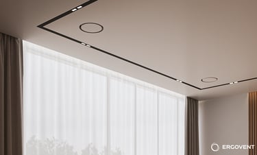 Bezramkowe nawiewniki wentylacyjne ERGOVENT