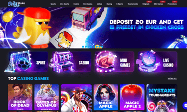 Casino online homepage
