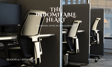 a photo of chairs in a call centre