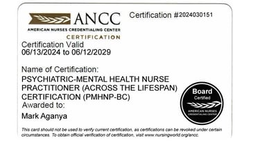 Mark Aganya PMHNP-BC