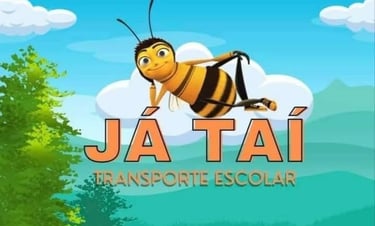 Logo Já TAÍ Transporte Escolar