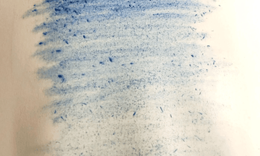 watercolour paper to many strokes destroys paper
