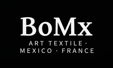 Logotipo BoMx art textile Mexico-France