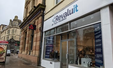 The Revaluit Shopfront, situated at the bottom of Brighton's North Street