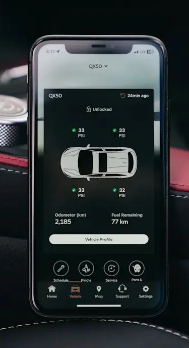 vehicle app synchronization and remote connectivity setup for luxury car owners.