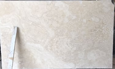 White Travertine Slabs