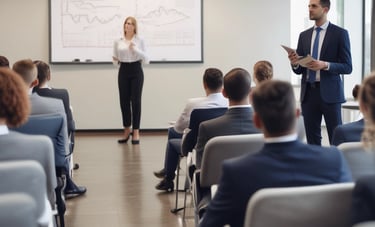 A professional training session in progress.