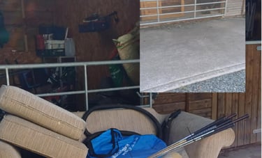 sofa about to removed form a property in worcester