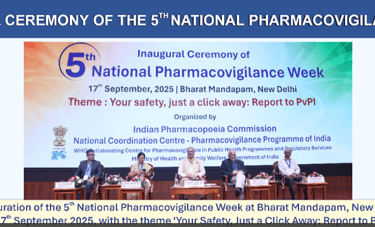 5th National Pharmacovigilance Week 2025 organized by Indian Pharmacopoeia Commission (IPC)