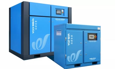 Two main products of screw air compressor manufacturers