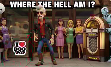 canción WHERE THE HELL AM I, doo-wop, love 60s,70s, love, 80s