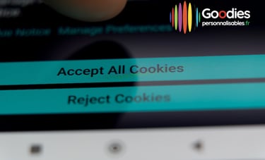 politique cookies goodiespersonnalisables.fr Amboise Tours Paris France