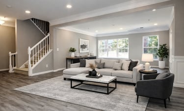 Complete home remodel in Leesylvania, VA showcasing updated interiors, modern finishes, improved fun