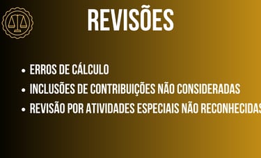REVISÃO, REVISÕES, CONTRIBUIÇÕES INSS, CALCULO, APOSENTADORIA ESPECIAL