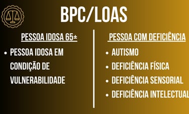BPC LOAS PARA IDOSO, DEFICIENTE TEM DIREITO , AUTISMO EM FOZ DO IGUAÇU