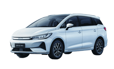 BYD M6 Gresik MPV listrik – tampilan depan Surabaya Jawa Timur