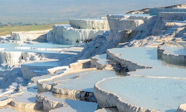 Denizli Gezilecek Yerler | Pamukkale Travertenleri