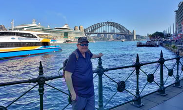 The Pirate is enjoying Sydney Harbor in Australia