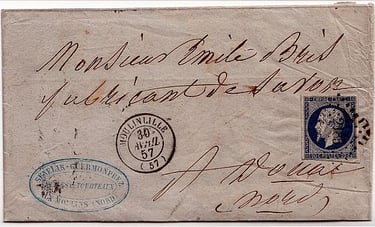 Losange Petits Chiffres 2185 et type 15 Moulinlille.